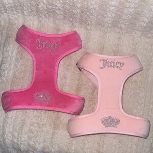 Pair of Juicy Couture Dog Harnesses